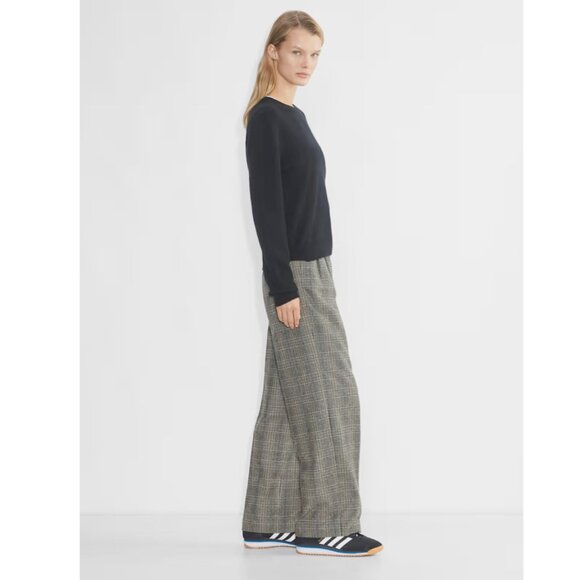 Aritzia Effortless Pant in Precision Wool - Carney Chrome/Black - 10 - NWT - Picture 2 of 8